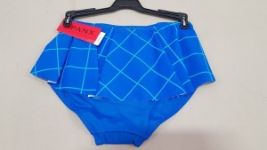 20 X BRAND NEW SPANX ELECTRIC BLUE GEO BOTTOMS SIZE 6 RRP $78.00 (TOTAL RRP $1560.00)