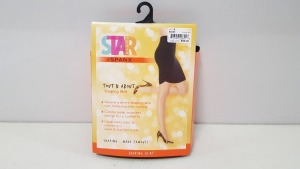 21 X BRAND NEW SPANX TOUT & ABOUT SHAPING SKIRTS IN BACKDROP BLACK SIZE LARGE RRP $48.00 (TOTAL RRP $1008.00)