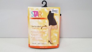 21 X BRAND NEW SPANX TOUT & ABOUT SHAPING SKIRTS IN BACKDROP BLACK SIZE LARGE RRP $48.00 (TOTAL RRP $1008.00)