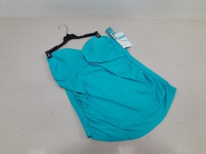 29 X BRAND NEW SPANX AQUA TWIST TOP TANKINIS SIZE XL RRP $34.99 (TOTAL RRP $1014.71)