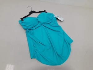 27 X BRAND NEW SPANX AQUA TANK TOP TANKINIS SIZE LARGE RRP $34.99 (TOTAL RRP $944.73)