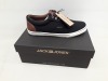 10 X BRAND NEW JACK & JONES JFW VISION MIXED SS ANTHRACITE SHOES UK SIZE 6
