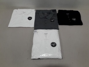 20 X BRAND NEW PACKS OF 3 BURTON MENSWEAR MUSCLE FIT POLO SHIRTS SIZE LARGE