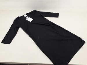 17 X BRAND NEW MAMA LICIOUS BLACK PLAIN DRESSES SIZE LARGE