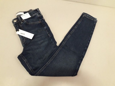 12 X BRAND NEW TOPSHOP JAMIE JEANS SIZE W26 L30