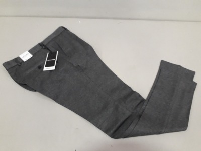 12 X BRAND NEW JACK & JONES GREY MELANGE PANTS SIZE 32/32 AND 32/30 RRP £30.00 (TOTAL RRP £360.00)