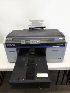 1 X EPSON SURECOLOR F2100 DIRECT TO GARMENT PRINTER