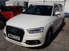 WHITE AUDI Q3 S LINE TFSI. Reg : MW65 DJX, Mileage : 0 Details: FIRST REGISTERED 31/10/2015 NO V5 MOT UNTIL 13 JAN 2023 LAST MOT WITH 64,004 MILES NO KEYS 1395CC CLIMATE CONTROL SAT NAV LEATHER SEATS - 2