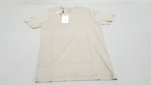 30 X BRAND NEW SELECTED HOMME TUFFET T-SHIRTS IN SIZE XS RRP £18 (TOTAL RRP £540)