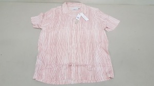 30 X BRAND NEW TOPMAN STRIPED BUTTONED SHIRTS IN SIZE EXTRA SMALL AND SMALL RRP £25 (TOTAL RRP £750)
