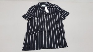 30 X BRAND NEW TOPMAN SHIRTS IN VARIOUS SIZES RRP £25.00 (TOTAL RRP £750.00)