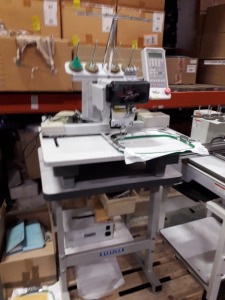 TOYOTA EXPERT AD851 ESP COMMERCIAL EMBROIDERY MACHINE WITH COMPUTERISED CONTROL (PLUS MANUAL)