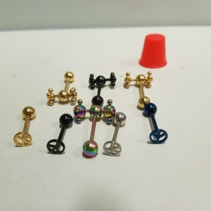 APPROX 500 X BRAND NEW BELLY RING/BARS IN VARIOUS STYLES