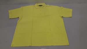 50 X BRAND NEW PAPINI CANARY POLO SHIRTS SIZE 3XL