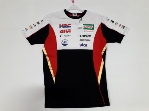 30 PIECE CLOTHING LOT CONTAINING LCR TEAM HONDA T-SHIRTS IN SIZE S