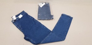 10 X BRAND NEW TOPSHOP JONI BLUE DENIM JEANS UK SIZE 6, 8, 12 AND 18