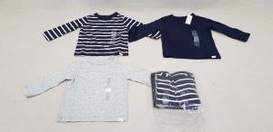 25 X BRAND NEW BABY GAP 3 PACK LONG SLEEVED T SHIRTS SIZE 12-18 MONTHS