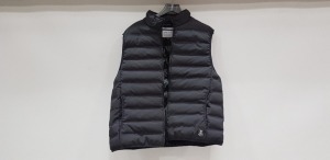 20 X BRAND NEW TOPMAN BLACK GILETS SIZE MEDIUM