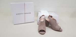 15 X BRAND NEW DOROTHY PERKINS HEELED SANDALS IN TAUPE SIZE 5 RRP £28.00 (TOTAL RRP £420.00)