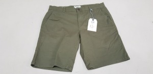 30 X BRAND NEW ONLY & SONS KALAMATA SHORTS IN KHAKI IN VARIOUS SIZES (IN 2 BOXES)