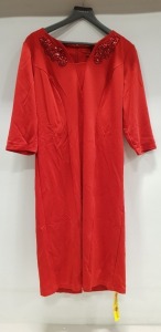 4 X BRAND NEW COLEEN NOLAN RED DRESSES UK SIZE 28