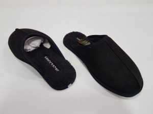 20 X BRAND NEW JACK & JONES ANTHRACITE SLIPPERS SIZE 10