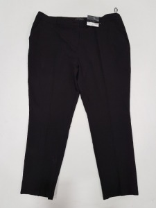 15 X BRAND NEW DOROTHY PERKINS SLIM MACHINE WASHABLE TROUSERS UK SIZE 14 RRP £20.00 (TOTAL RRP £300.00)