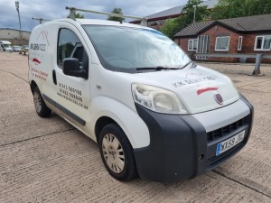 WHITE FIAT FIORINO 16V MULTIJET. ( DIESEL ) Reg : WX59 JXL Mileage : 212,262 Details: PANEL VAN 1248CC 5 SPEED MANUAL DIESEL FIRST REGISTERED 11/1/2010 1 KEY V5 NOT MOT