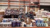 FULL BAY MIXED LOT CONTAINING BUILDING BLOCK WATCH , POLYCHROME LIGHT , VASE WITH ARTIFICIAL FLOWERS , SHOE CLEANER , LED SMART LIGHTS , MARVEL MORPHSUITS , BEVERAGE NAPKINS , PICTURE FRAMES , ETOUCH STYLUS , APPLE CRYSTAL PUZZLE , PROSECCO GLASSES , GUS