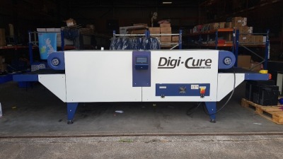 1 X ADELCO DIGI-CURE HOT AIR TEXTILE CONVEYER DRYER