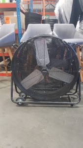 2 X SEALEY INDUSTRIAL FANS HVD30.V2 WITH 2 SPEEDS