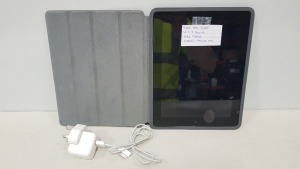 APPLE IPAD TABLET, WIFI + CELLULAR, 64GB STORAGE, COMES WITH CHARGER AND GENUINE CASE