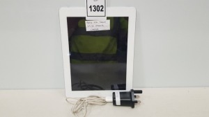 APPLE IPAD TABLET, 64GB STORAGE, COMES WITH CHARGER