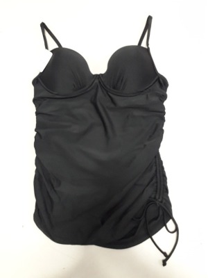 28 X BRAND NEW SPANX PUSH UP TANKINIS IN JET BLACK SIZE MEDIUM RRP $34.99 (TOTAL RRP $979.72)