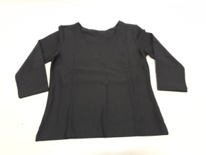 27 X BRAND NEW SPANX 3/4 BOATNECK TOP IN ALL BLACK ALL IN SIZE MEDIUM
