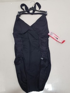 7 X BRAND NEW SPANX HALTER ONE PIECE BODYSUIT IN ALL BLACK ALL IN (SIZE 12 ) RRP $ 188.00 PP TOTAL RRP $ 1316.00
