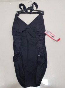 7 X BRAND NEW SPANX HALTER ONE PIECE BODYSUIT IN ALL BLACK ALL IN (SIZE 14 ) RRP $ 188.00 PP TOTAL RRP $ 1316.00