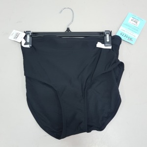 30 X BRAND NEW SPANX TUMMY TAMING SWIM BRIEFS FULL COVERAGE BOTTOMS ALL IN JET BLACK AND ALL IN ( SIZE XL ) RRP $ 29.99 PP TOTAL RRP $ 899.70