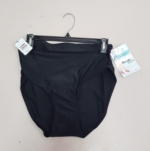 30 X BRAND NEW SPANX TUMMY TAMING SWIM BRIEFS FULL COVERAGE BOTTOMS ALL IN JET BLACK AND ALL IN ( XL ) RRP $ 29.99 PP TOTAL RRP $ 899.70