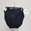30 X BRAND NEW SPANX TUMMY TAMING SWIM BRIEFS FULL COVERAGE BOTTOMS ALL IN JET BLACK AND ALL IN ( XL AND L ) RRP $ 29.99 PP TOTAL RRP $ 899.70