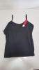 29 X BRAND NEW SPANX MEDIUM SLIMMING CAMISOLES ALL IN JET BLACK ALL IN (SIZES 2X )