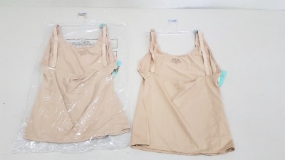 72 X BRAND NEW SPANX OPEN BUST CAMI IN NUDE COLOUR ALL IN SIZE ( 2 X ) - COMES IN 3 LARGE BOXES