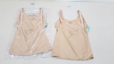 72 X BRAND NEW SPANX OPEN BUST CAMI IN NUDE COLOUR ALL IN SIZE ( 2 X ) - COMES IN 3 LARGE BOXES