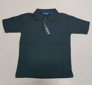 46 X BRAND NEW PAPINI POLO SHIRTS IN BOTTLE IN SIZE 3-4 YEARS