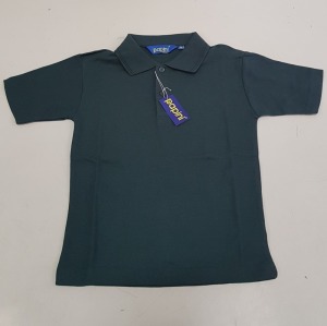 43 X BRAND NEW PAPINI POLO SHIRTS IN BOTTLE IN SIZE 5-6 YEARS
