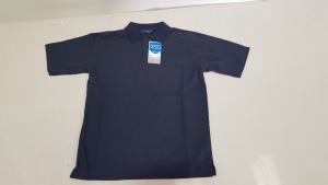 50 X BRAND NEW PAPINI POLO SHIRTS IN NAVY SIZE XS