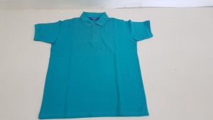 35 X BRAND NEW PAPINI POLO SHIRTS IN JADE SIZE XS