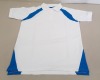 63 X BRAND NEW PAPINI POLO SHIRTS IN WHITE / CYAN SIZE MEDIUM, XS AND LARGE