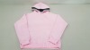 20 X BRAND NEW PAPINI HOODED SWEATSHIRTS IN PINK / GREY MARL SIZE 11-12 YEARS