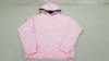 20 X BRAND NEW PAPINI HOODED SWEATSHIRTS IN PINK / GREY MARL SIZE 11-12 YEARS